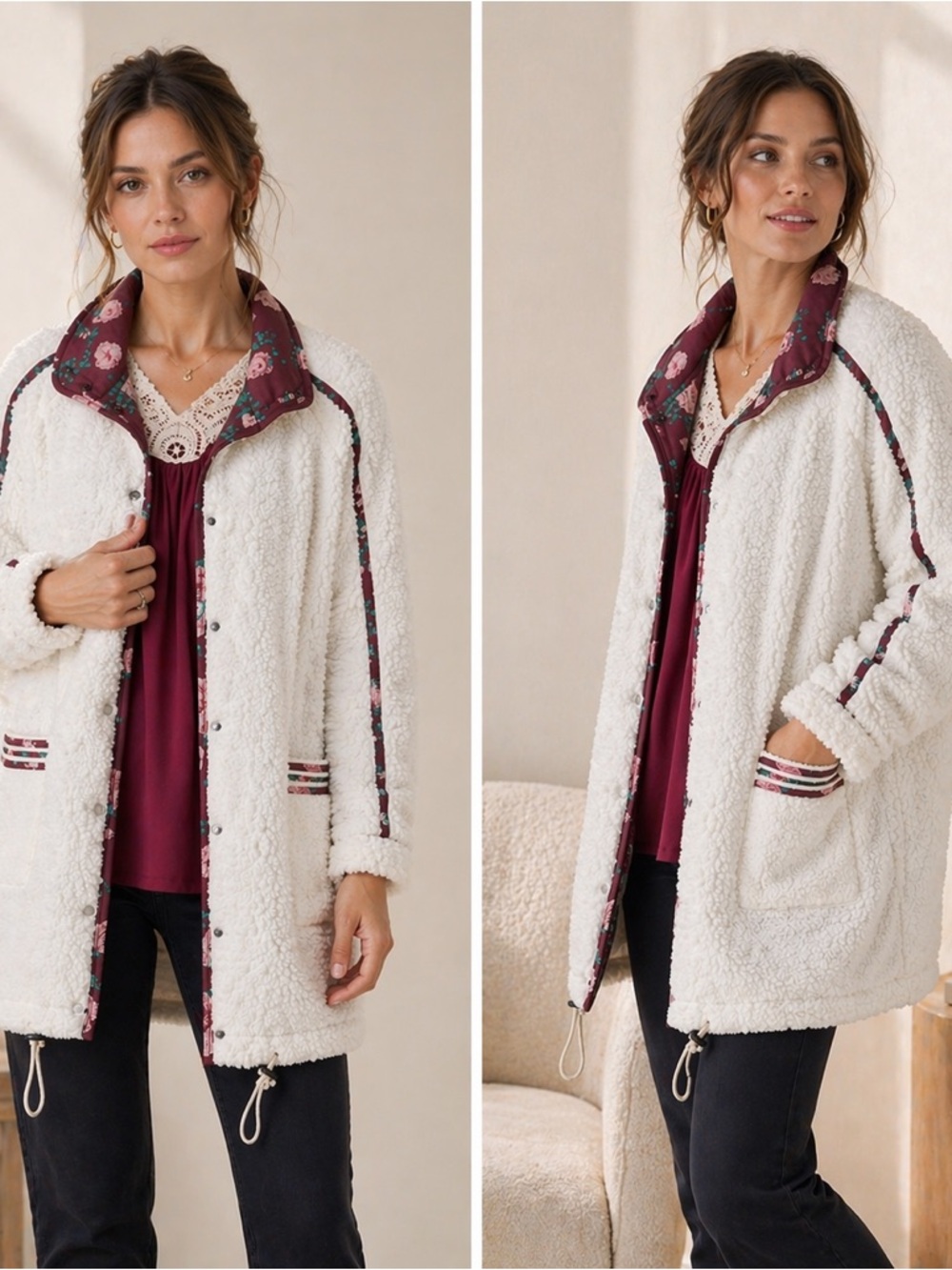 Matilda Jane Sherpa Jacket